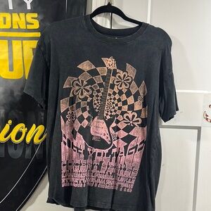 High Voltage Graphic Black T-Shirt